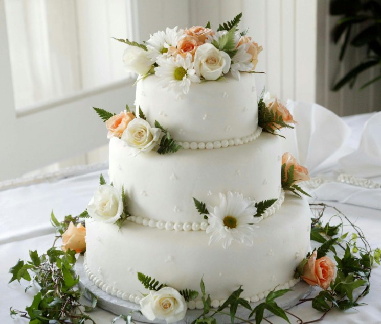 Custom Celebration Cake - Wedding Tiered