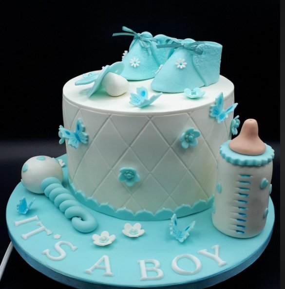 Custom Celebration Cake - Baby Shower