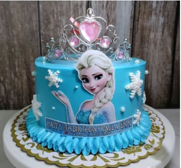 Custom Celebration Cake - Frozen Theme