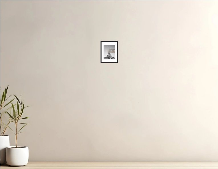 11×14 Inch Photo Frame in room