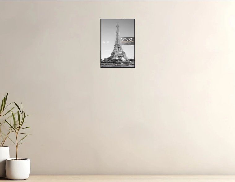 20×30 Inch Photo Frame in room