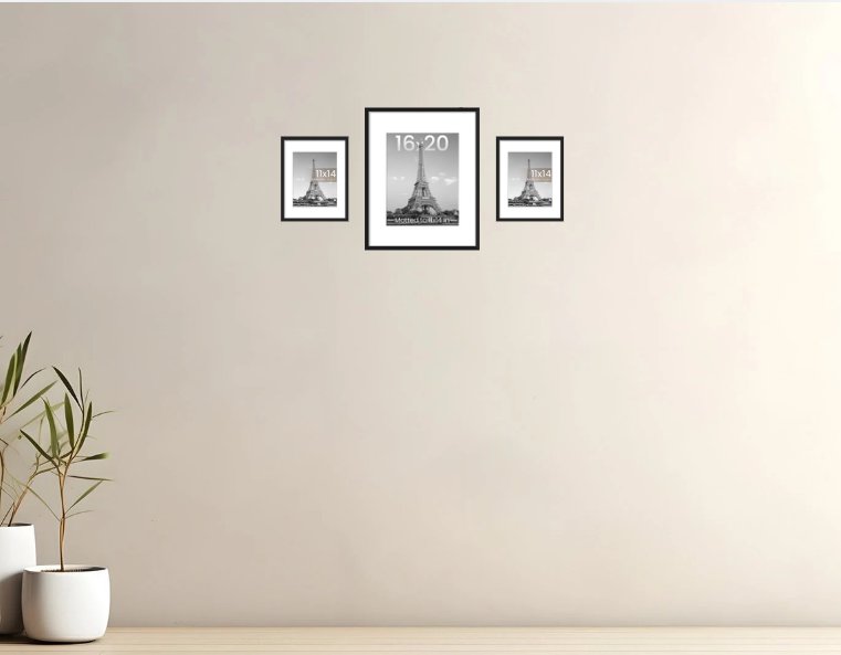 3-Piece Wall Frame Combo Set in room